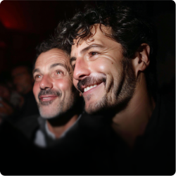 Happy birthday sung at the party.